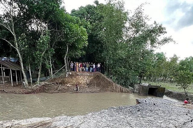 ব্রাহ্মণবাড়িয়ার আখাউড়ায় বন্যার পানি কমার পরের অবস্থা। উপজেলার ইটনা ও খলাপাড়া গ্রামে সম্প্রতি তোলা